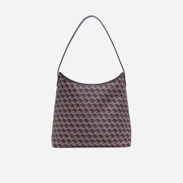 Christy Ng Alesso Hobo Bag in Chestnut Brown